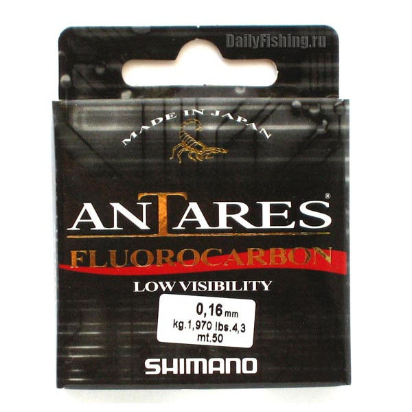 Леска зимняя Shimano Antares Fluorocarbon 30 м. 0,12 мм в Улан-Удэ